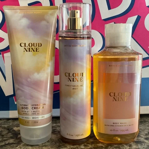 Bath & Body Works Cloud Nine set
